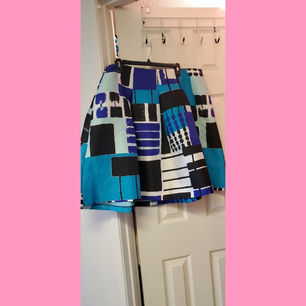 Lane Bryant A-line taffeta skirt